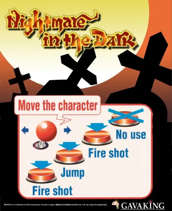 Nightmare in the Dark mini marquee